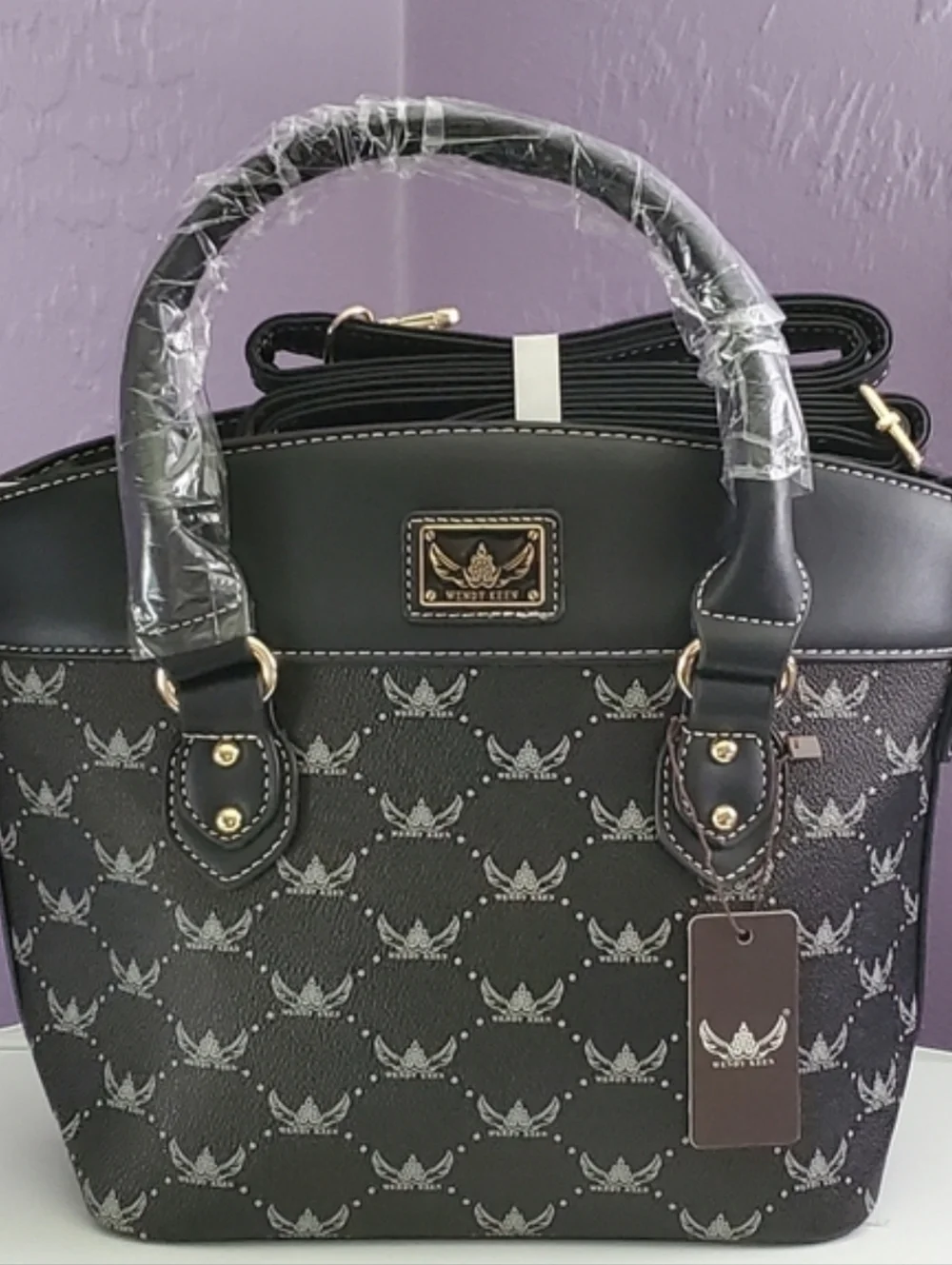 Wendy Keen Black Satchel